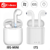 i9S i7S TWS Wireless Bluetooth Earphones Mini Earbuds Sport Handsfree Earphone headphones Headset Charging Box for xiaomi Phone